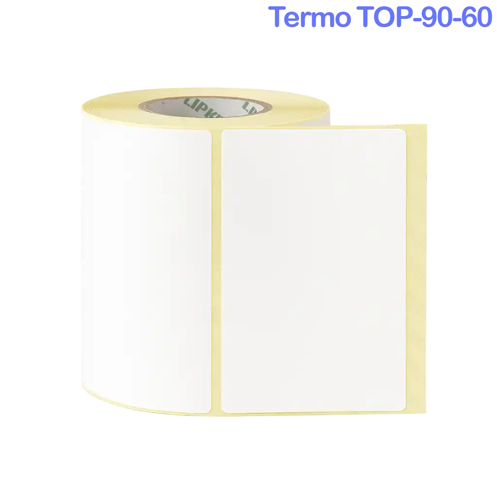 Термоэтикетки ТОП 90*60 самоклеящейся, 300 шт в рулоне